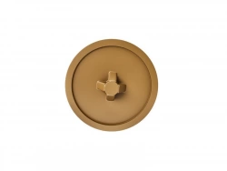 Cache-Vis Plastique Marron Standers, Diam.4.5 Mm