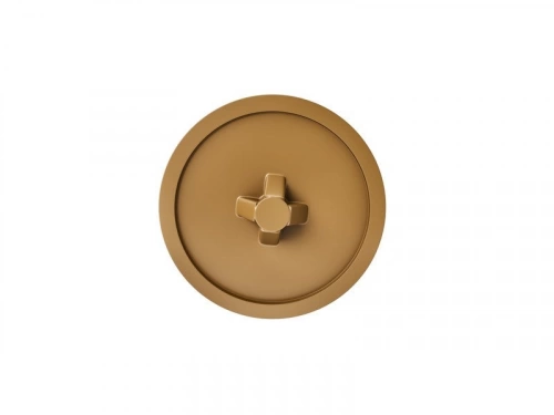 Cache-Vis Plastique Marron Standers, Diam.4.5 Mm