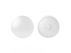 Lot De 40 Cache-Vis Plastique Blanc Standers