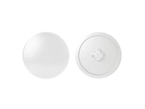 Lot De 40 Cache-Vis Plastique Blanc Standers