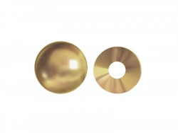 Lot De 4 Cache-Vis Laiton Or Standers