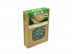 Lot De 200 Vis Acier Tête Fraisée Standers, Diam.3 Mm X L.30 Mm