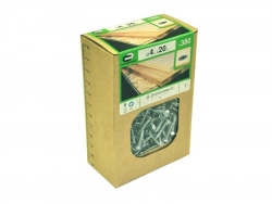 Lot De 380 Vis Acier Tête Fraisée Standers, Diam.4 Mm X L.20 Mm
