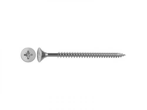 Lot De 120 Vis Acier Tête Fraisée Standers, Diam.4 Mm X L.50 Mm