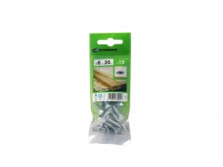 Lot De 15 Vis Acier Tête Fraisée Standers, Diam.6 Mm X L.20 Mm