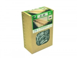 Lot De 80 Vis Acier Tête Fraisée Standers, Diam.6 Mm X L.40 Mm