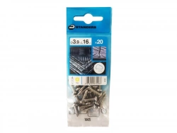 Lot De 20 Vis Autoperceuse Inox Tête Ronde Phillips Standers X L.16 Mm