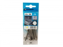 Lot De 10 Vis Autoperceuse Inox Tête Ronde Phillips Standers X L.38 Mm