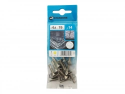 Lot De 14 Vis Autoperceuse Inox Tête Fraisée Phillips Standers X L.19 Mm