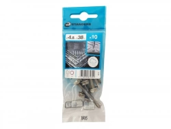 Lot De 10 Vis Autoperceuse Inox Hexagonal Hexagonal Standers X L.38 Mm