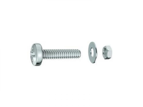 Lot De 15 Boulons Tête Cylindrique Acier Zingué, L.20 Standers