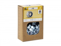 Lot De 50 Écrous 6 Pans Acier Standers