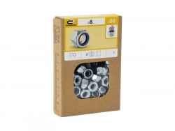 Lot De 50 Écrous 6 Pans Acier, Diam.8 Mm Standers
