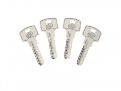 Cylindre de serrure Standers ares bouton L. 40 + 40 mm