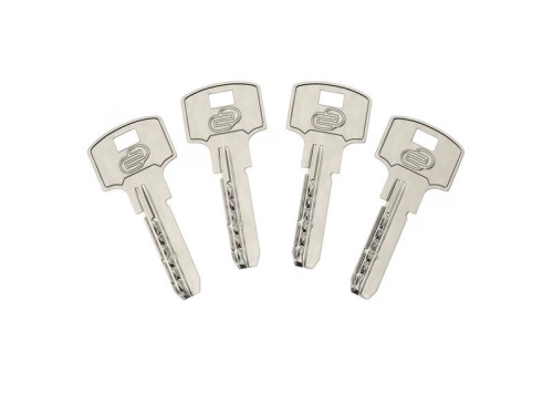 Cylindre de serrure Standers ares bouton L. 40 + 40 mm
