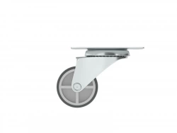 Roulette pivotante à Platine, diam.40 mm