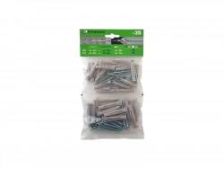 Lot De 35 Chevilles À Expansion Standers, Diam.6, 8 Et 10 Mm X L.40 Mm