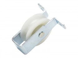 Poulie Chape Acier Zingué, Standers, Diam.40 X L.55 X L.40 Mm