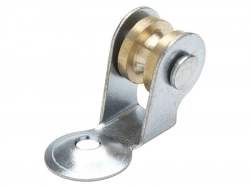 Poulie De Corde À Linge Acier Zingué, Standers, Diam.12 X L.30 X L.10 Mm