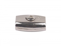 Lot De 2 Serre-Cordes Zamak, Standers, Diam.4 X L.32 X L.20 Mm