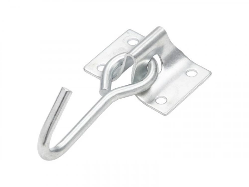 Crochet Mobile Et Platine Acier Zingué, Standers, Diam.7 X L.70 X L.45 Mm