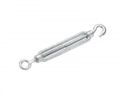 Tendeur Crochet / Oeil Acier Zingué, Standers, Diam.6 X L.16 X L.8 Mm