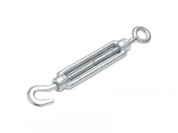 Tendeur Crochet / Oeil Acier Zingué, Standers, Diam.8 X L.12 X L.6 Mm