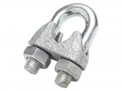 Serre-câble en acier zingué, STANDERS, diam.10 x L.7 x l.5.5 mm
