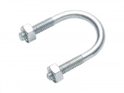 Lot De 2 Brides Rondes Acier, Standers, L.21 X Ep.6 Mm