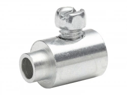 Lot De 6 Serre-Câbles Acier Zingué, Standers, Diam.2.5 X L.13 X L.8 Mm