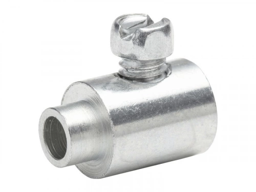 Lot De 6 Serre-Câbles Acier Zingué, Standers, Diam.2.5 X L.13 X L.8 Mm