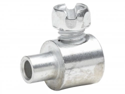 Lot De 6 Serre-Câbles Acier Zingué, Standers, Diam.1.8 X L.10.5 X L.7 Mm