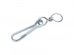 Lot De 2 Mousquetons Acier Zingué Standers, L.60 X L.15