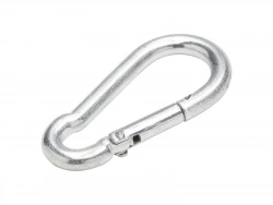 Mousqueton en acier zingué, STANDERS, L.40 x l.14 x Ep.4 mm