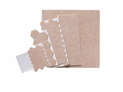 Lot de 123 patins feutre+caoutchouc adhésif STANDERS