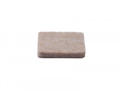 Lot de 8 plaques feutre STANDERS  25x25mm beige