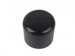 Lot de 4 embouts enveloppant plastique  STANDERS noir 25mm