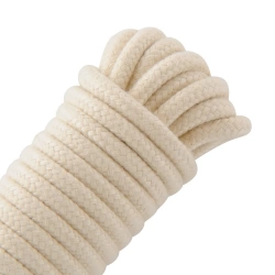 Corde polyseter/polypropylène torsadée beige diamètre 8mm x l10m, STANDERS