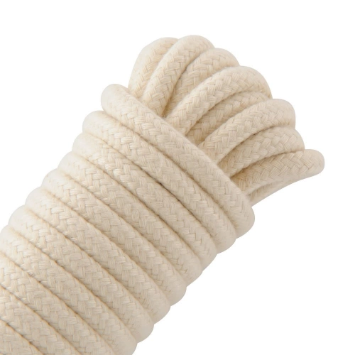 Corde polyseter/polypropylène torsadée beige diamètre 8mm x l10m, STANDERS