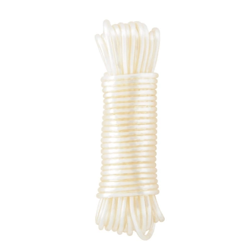 Corde à linge blanche diamètre 4mm longueur 10m , STANDERS