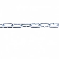 Chaîne acier STANDERS, Diam.3 x l.12 mm, vente au mètre