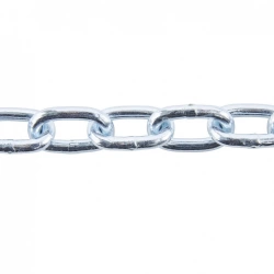 Chaîne acier STANDERS, Diam.6 x l.24 mm, vente au mètre
