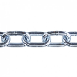 Chaîne acier STANDERS, Diam.8 x l.32 mm, vente au mètre