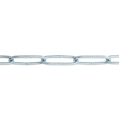 Chaine acier zingué maille longue diamètre 2mm longueur 2.5m 25kg, STANDERS