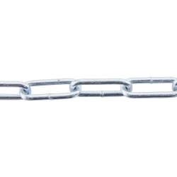 Chaine acier zingué maille longue diamètre 4mm longueur 2.5m 100kg, STANDERS