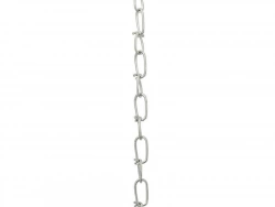 Chaine acier STANDERS, diam. 1.4 x L. 8 mm x L. 2.5 m