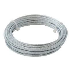 Câble acier brut diamètre 2.9mm longueur 10m, STANDERS
