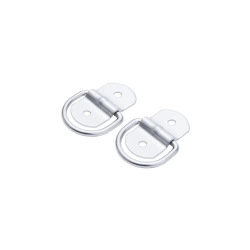 Platine avec anneau acier zingué diamètre 5.5mm 32x58mm lot de 2