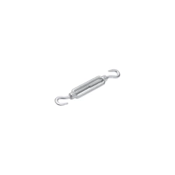 Tendeur 2 crochets acier zingué 25kg pour câble diamètre 2/3mm, STANDERS