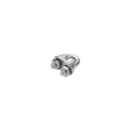 Serre-câble étrier acier zingué pour câble 5mm, STANDERS lot de 2